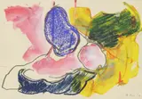 Anthony Roe, Untitled, pastel and acrylic on board 19 x 24cm .