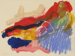Anthony Roe, Untitled, pastel and acrylic on board 24 x 32cm .