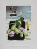 Mary Fedden, Untitled, Mary Fedden RA (1915-2012) 'Whitby Harbour' giclee print in colours
