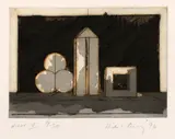Michael Kenny, Untitled, 1996 etching with collograph in colours