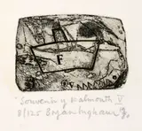 Bryan Ingham, Untitled, 1982 etching