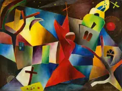 Arnold Topp, Roter Beter, 1918, Öl auf Karton. Auf Leinwand aufgezogen