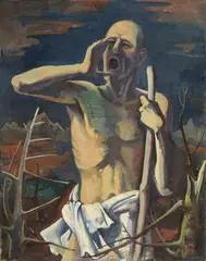 Der Rufer by Karl Hofer, 1938, Öl auf Leinwand, sold Nov 2015