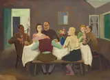 Der Geburtstag by Karl Hofer, 1943, Öl auf Leinwand. Doubliert, sold May 2013