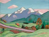 Gabriele Münter, Murnau West im Frühling
