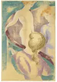 Oskar Schlemmer, Drei Figuren am Geländer