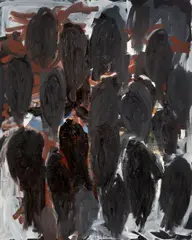 Georg Baselitz, Tränen, 1986, Öl auf Leinwand