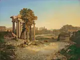 Friedrich Nerly d. Ä., Forum Romanum, 1830, Öl auf Leinwand