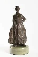 Josef Drahoňovský, A Sculpture of Woman, 1920s, bronze, onyx