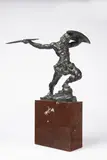 Josef Józa Novák, A Warrior, 1920s, bronze, marble