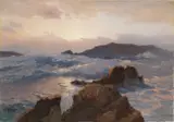 Alexej Vasilijevič Hanzen, Sea Surf, 1931, oil, canvas