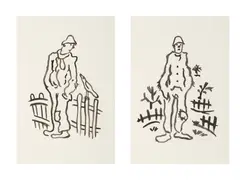 Josef Čapek, Tramp's Tale, 1932, Ink, paper