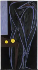 Miloslav Hájek, Nude, 1958, Oil on canvas