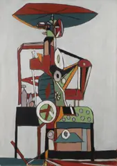 František Gross, A Clipper, 1961, Oil on cardboard