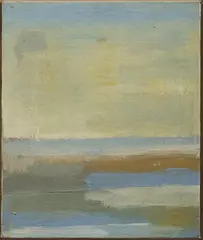 Michal Ranný, Sea, 1973, Oil on canvas