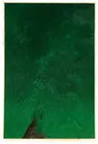 Joe Goode, Tree Drawing #16, 1987, Oil on paper