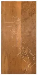 Keith Haring, Untitled, 1984, Chalk on plywood