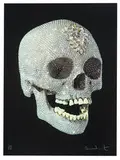 For the Love of God, The Diamond Skull by Damien Hirst, 2007, Screenprint with glazes and diamond dust on paper, sold May 2019