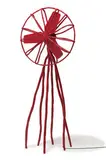 Maarten Baas, Clay fan, 2007, Enameled synthetic clay over steel frame