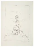 Nu Assis by Alberto Giacometti, 1965, Lithograph on Rives BFK paper, sold May 2019