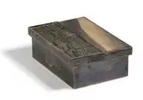 Arnaldo Pomodoro, Silver box with lid