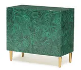 Malachite cabinet by Piero Fornasetti, c. 1955, Piero Fornasetti, sold May 2019