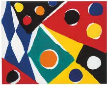 Kim MacConnel, El Impuesto, 1988, Oil on canvas