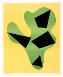 Jean Arp, Fouille Pour Clients IntÃ©ressÃ©s, 1962, Color lithograph on wove paper