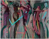 Don Suggs, Coleridge's Muse, 1981, Acrylic on canvas mounted to board