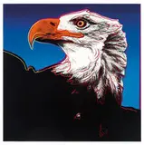 Bald Eagle (from Endangered Species Portfolio) by Andy Warhol, 1983, Color screenprint on Lenox Museum Board, sold Feb 2019
