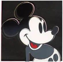 Andy Warhol, Mickey Mouse (from Myths), 1981, Screenprint on Lenox Museum Board