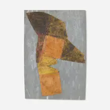 Joseph Stella, Untitled, mixed media collage on artist's board