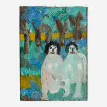 Jan Müller, Untitled, oil on wood