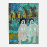 Jan Müller, Untitled, oil on wood