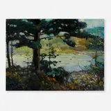 Frank Schoonover, Camp at Mast Hope from Smalley’s Camp