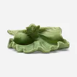 Rare Modeled Mat Loïe Fuller vide-poche by Anna Marie Valentien for Rookwood Pottery, 1903, glazed earthenware, sold Apr 2024
