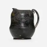 George E. Ohr, Pitcher, 1895-96, glazed earthenware