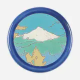 California Faience, Rare Mount Shasta tile