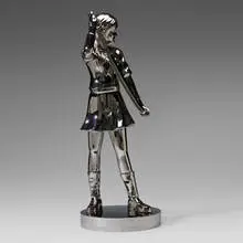 Hiro Ando, Chisato M (from the School Girls series), polished stainless steel