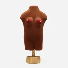 Ryan Wilde, Venus of Bergdorf, 2020, felt, wood, resin