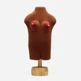 Ryan Wilde, Venus of Bergdorf, 2020, felt, wood, resin