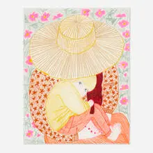 Madeline Donahue, Sunshine, 2022, colored pencil on paper