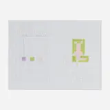 Invader, Petite danse en rose sur fond vert