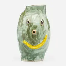 Dan McCarthy, Facepot, 2014, glazed earthenware