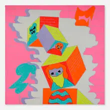 Ben Jones, Untitled, acrylic on canvas