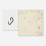 Matt Connors, A Poem is Two Words (diptych)