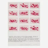 Dennis Oppenheim, Untitled, 1977, offset lithograph in colors