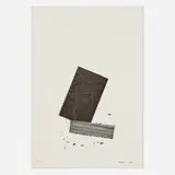 Joel Shapiro, Untitled, 1987, woodcut on Crown & Sceptre