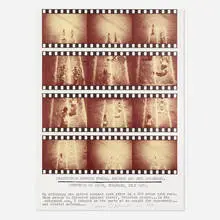 Untitled by Dennis Oppenheim, 1971, offset lithograph in colors, sold Apr 2024