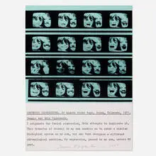 Untitled by Dennis Oppenheim, 1977, offset lithograph in colors, sold Apr 2024